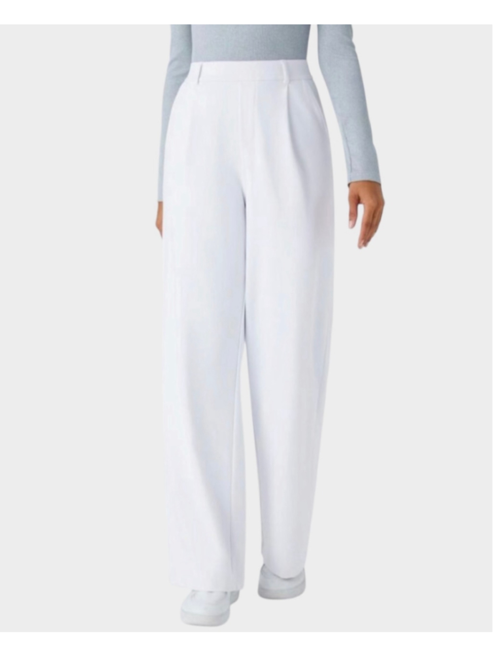 Size S Halara Flex High Waisted Plicated Side Pocket Straight Leg Work Pants